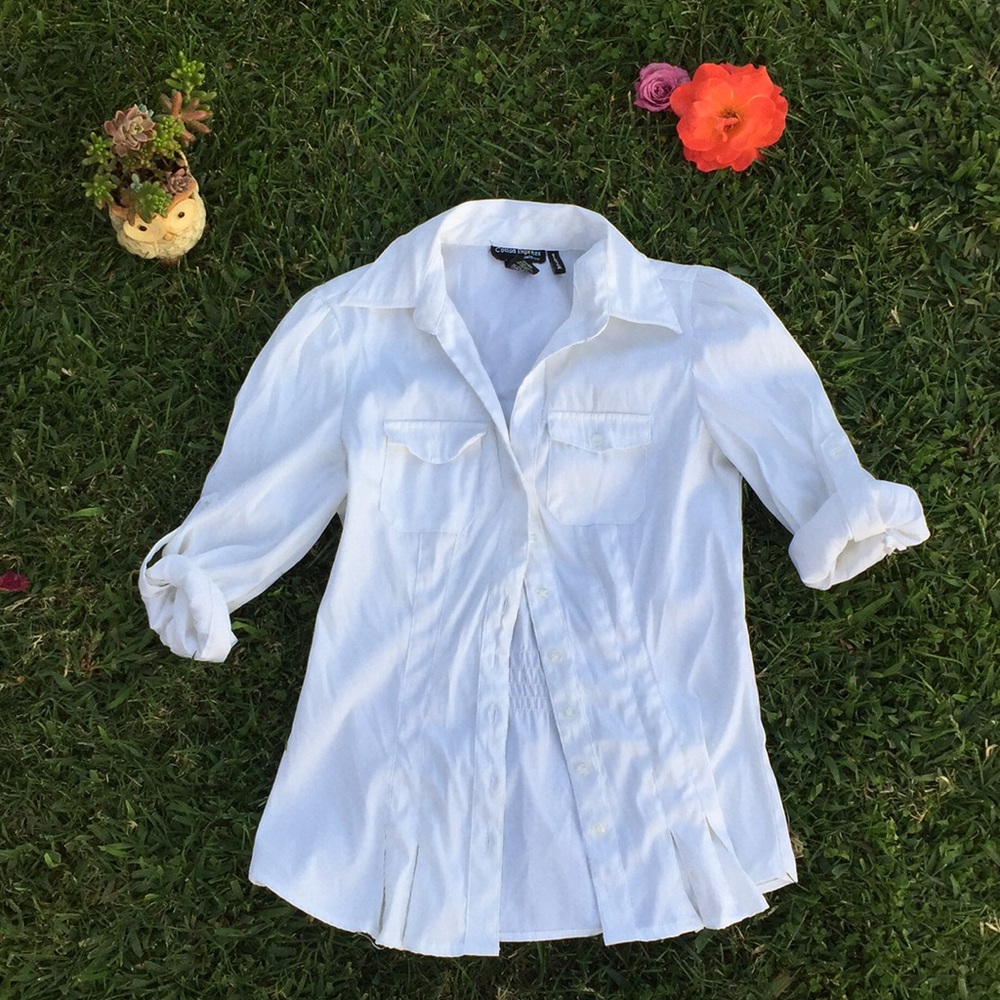 White button up